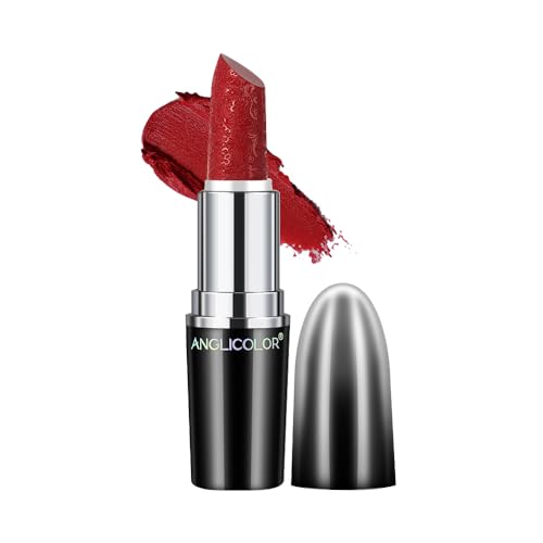 Silk Finish Glitter Lipstick - Waterproof 24H Hydrating