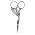 Diane Stainless Steel Stork Eyebrow Scissors 3.75" - Precision Facial Hair Trimmer