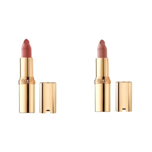 L'Oreal Paris Colour Riche Lipstick Bundle with Shades 840 Nature's Blush and Fairest Nude, 2 Count