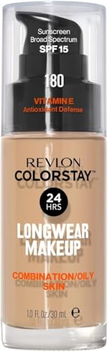 Revlon Colorstay Liquid Makeup Foundation with Pump - 180 Sand Beige