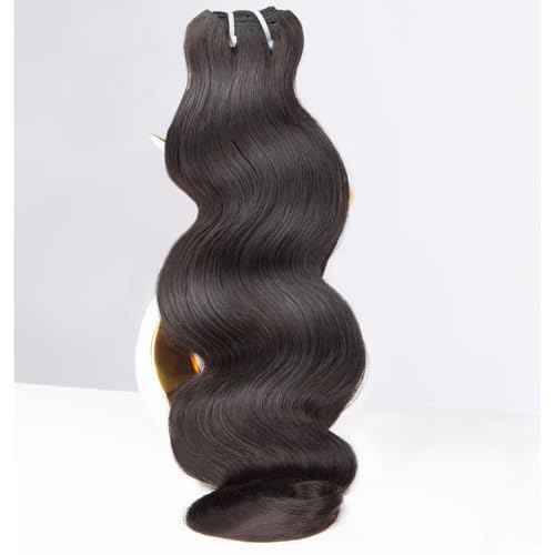 mlip Raw Bundles Human Hair Body Wave, No Tangle Shedding, Keep Texture Silky Soft After Multiple Washes, 15A Raw Indian Hair Bundles 10 Inches, Triple the Lifespan