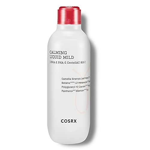 COSRX AC Collection Acne Calming Liquid Intensive, 4.22 fl.oz / 125ml | AHA, BHA Toner for Acne Prone Skin, Animal Testing Free, Parabens Free, Korean Skin Care