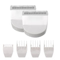 2 Pack Professional Peanut Clipper/Trimmer Snap On Replacement Blades #2068-300 - Compatible with Wahl Peanut Hair Clipper/Trimmer, Black (White 2 Pcs)