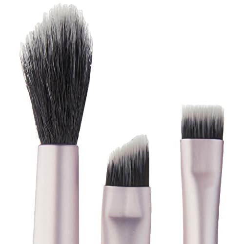 Real Techniques Limited Edition Blush, Blend, Brow Makeup Brush Set to Shape, Fill and Perfect, Mother's Day & Easter Gift, Pink, 5 Count, Perfect For Wife, Spouse, Girlfriend, and Daughter