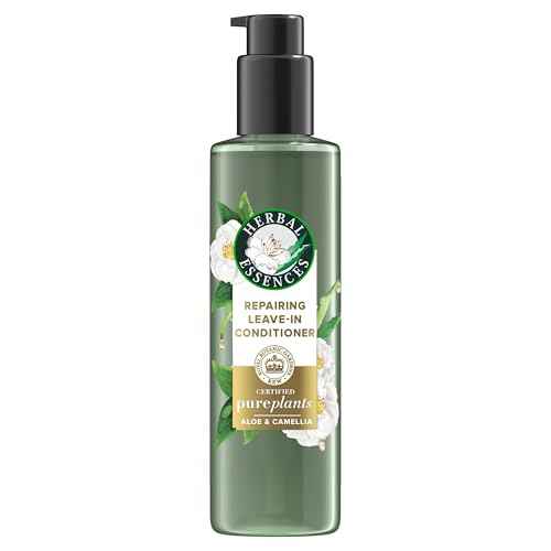 Herbal Essences Repairing Leave-in Conditioner, Certified Pure Plants, with Aloe and Camellia Flower Oil, 7.6 fl oz