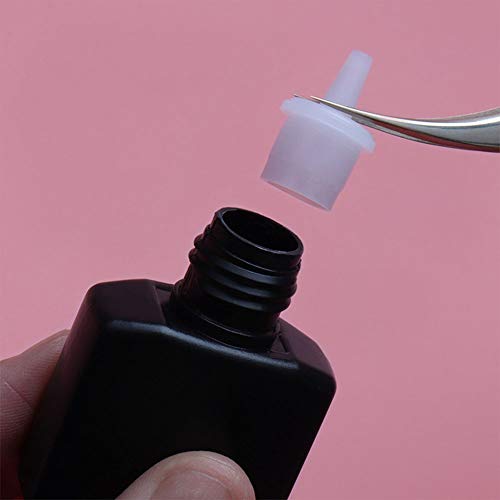 50Pcs Eyelash Glue Bottle Replacement Nozzle Caps