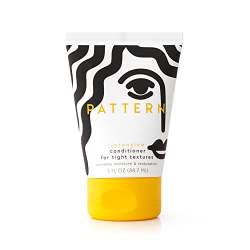 PATTERN Beauty by Tracee Ellis Ross Intensive Conditioner, 3 Fl Oz, Shea Butter, Avocado Oil & Vitamin E, Extreme Moisture for Curly Hair, Curl Restoration and Tight-Textures, 3a-4c