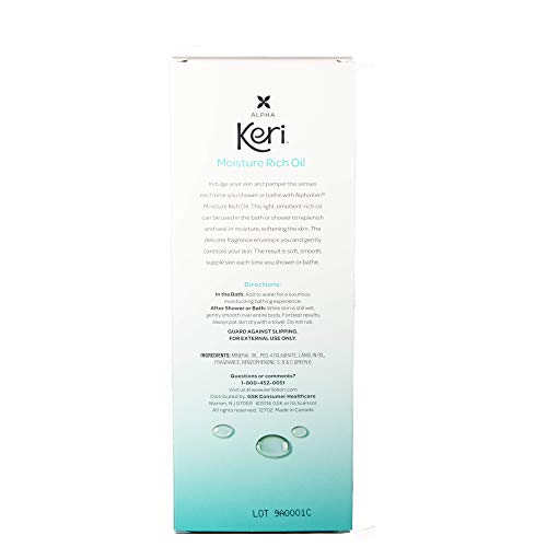 Moisturizing Shower and Bath Oil - 16 Fl Oz, Hydrating Emollient