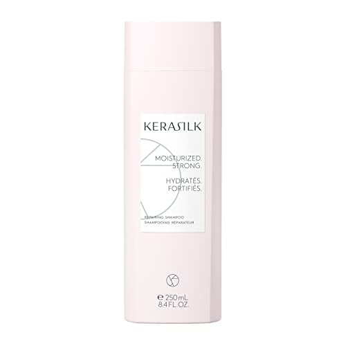 KERASILK Repairing Shampoo |Deeply Nourishes & Moisturizes | Reduces Breakage & Prevents Further Damage | For Dry, Stressed & Damaged Hair | Ideal For Various Hair Types & Textures | 250ml