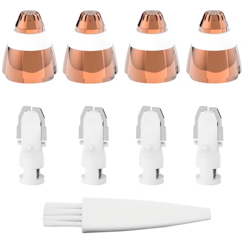 Eyebrow Hair Remover Replacement Heads - Waterproof Gold-Plated Facial Grooming