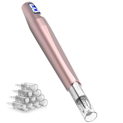 Derma Roller Pen 0.25mm, Microneedling Pen Beauty Tool for Hair Face Scalp Beard Skin Care At Home Use