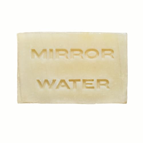 MIRROR WATER - Butter Brick Face + Body Cleanser | Gentle, Moisturizing + Sensitive Skin Safe | Vitamin A, Shea Butter + Coconut Oil | Vegan, Cruelty Free | Sulfate + Phthalate + Paraben Free (95 g)
