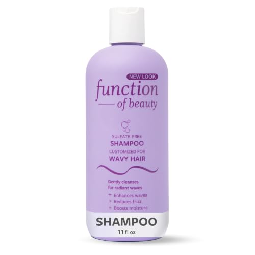 Function of Beauty Wavy Hair Shampoo - Sulfate-Free, Lightweight Formula with Fermented Rice Water - 11 oz