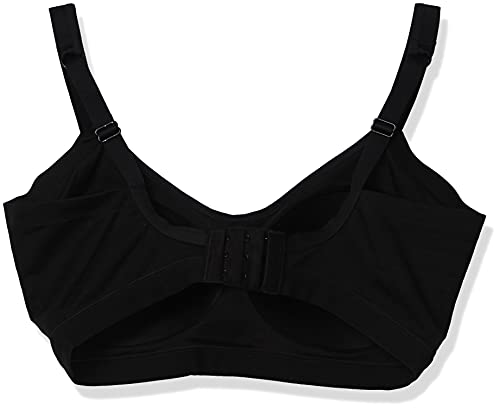 Warner's womens Easy Does It Underarm Smoothing With Seamless Stretch Wireless Lightly Lined Comfort Rm3911a Bra, Rich Black, X-Small US