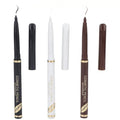 Beard Filler Pen, 3 Pieces Beard Contour Pencils, Enhance and Color Facial Hair (White, Black, Brown)