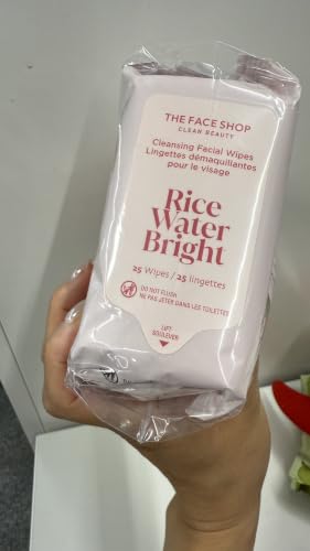 Rice Water Bright Cleansing Wipes 25ct (Pack of 3)