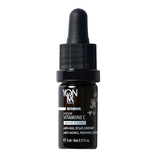 Yon-Ka 20% Vitamin C Serum | Highly Concentrated Anti-Aging Face Treatment to Even Tone, Firm Skin Texture and Boost Collagen | Made with 99% Narural Ingredients