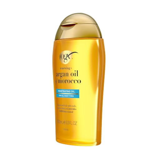 OGX Argan Oil Hair Treatment, Cold-Pressed Moroccan Oil, 3.3 fl oz