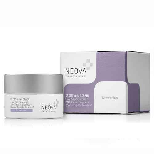 NEOVA SmartSkincare Creme de la Copper Moisturizing Cream with DNA Repair Enzymes and Copper Peptide Complex for All Day Hydradtion. Dermatologist Tested.