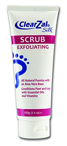 ClearZal Foot and Skin Exfoliating Scrub with Pumice & Aloe Vera - 3.4 oz