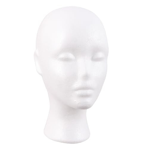 Wig Head Foam Mannequin Display Stand – 20.5" Circumference