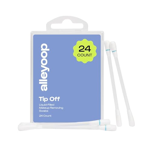 Alleyoop Tip Off Aloe Vera Liquid-Filled Makeup Remover Swabs - 24 Count
