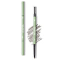 Grey Eyebrow Pencil for Older Women Soft, Ultra Slim Gray Eyebrow Pencil for Women, Double Head Brow Pen for Natural Look, Long Lasting, Sweatproof, Grey, YES.EYE DO