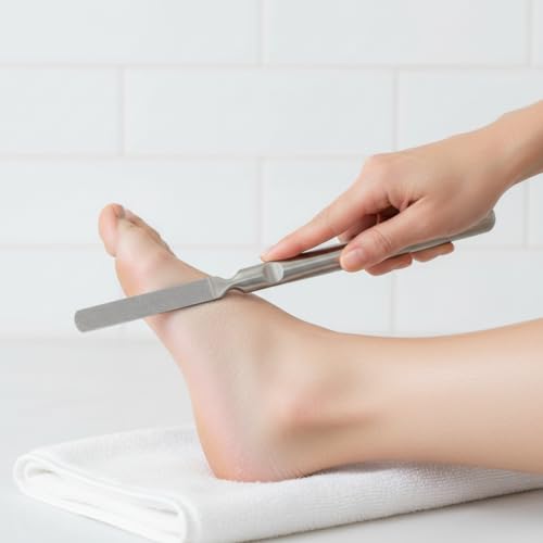 Stainless Steel Callus Remover Tool – Ergonomic Foot File, 2 Pack