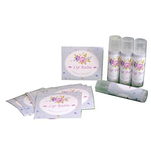Assorted T5 50pcs Lip Balm Labels - Paper Stickers for Lip Balm Containers