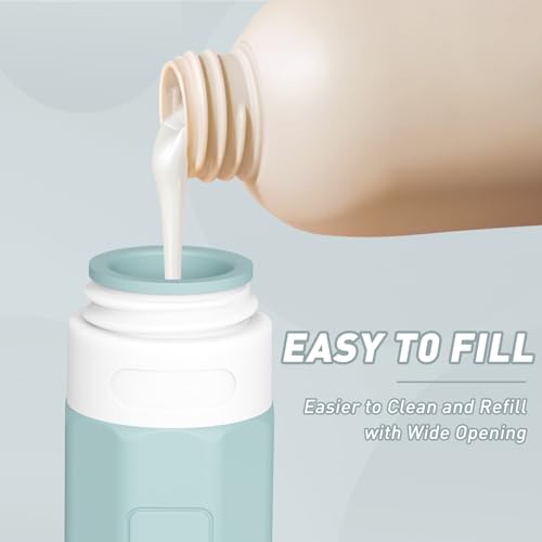 Redfly TSA Approved Travel Toiletry Bottles - 3oz Leak Proof Silicone Containers