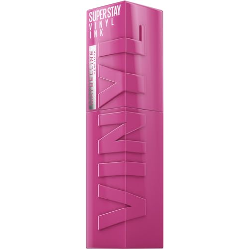 MAYBELLINE Super Stay Vinyl Ink Longwear No-Budge Liquid Lipcolor Make Up, Highly Pigmented Color and Instant Shine, Edgy, 1 Count