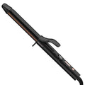 ANNLARY 1 Inch Black Titanium Ceramic Curling Iron with LED Display - Travel Dual Voltage