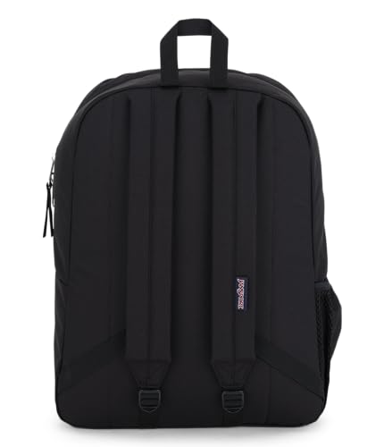 JanSport Cross Town Backpack 17" x 12.5" x 6" - Simple Bag for Everyone with 1 Main Compartment, Front Utility Pocket - Premium Class Accessories - Black