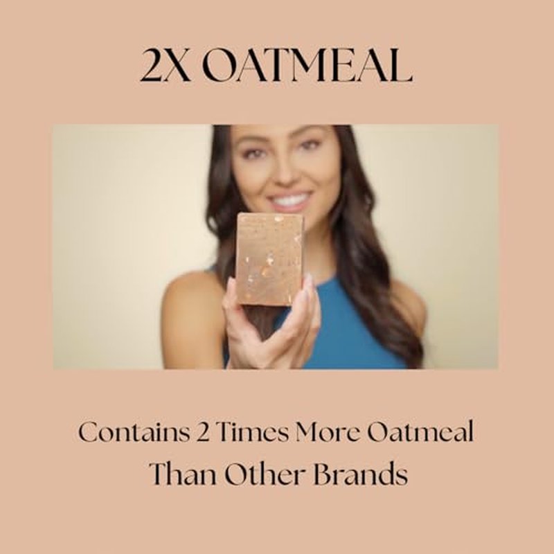 Aspen Kay Naturals Goats Milk, Honey & Oatmeal Soap Bar ? with Organic Raw Honey, Goats Milk, Rolled Oats & Shea Butter - Exfoliating Soap ? For All Skin Types - Handmade in Florida. 4.5 oz Bar
