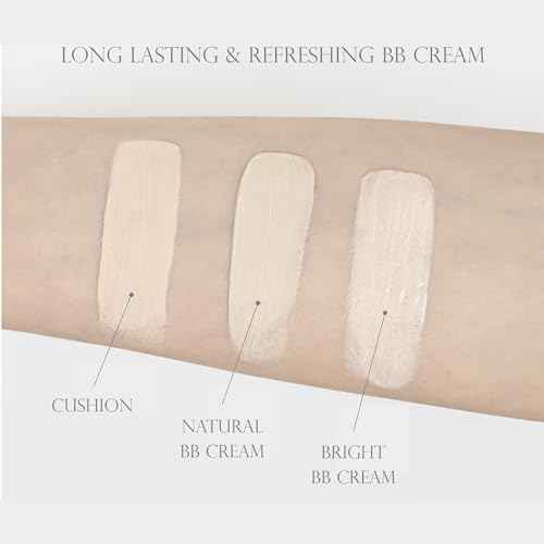 Blemish Balm, Korean BB Cream, Dewy Finish, Moisturizing Medium Flawless Coverage, Natural Skin Tone, Glow & Dewy Makeup, 1.41oz (BB Cream Natural Type)