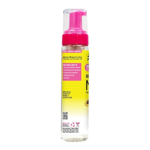 Jamaican Mango & Lime Braid Setting Mousse – Hold & Frizz Control