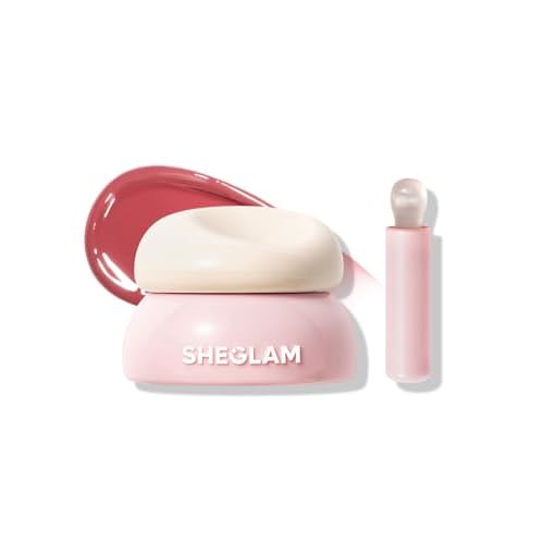 SHEGLAM Hydra Jelly Pocket Lip Jam Hydrating Nourishing Lip Gloss Moisturizing Lip Makeup-Guava Glow