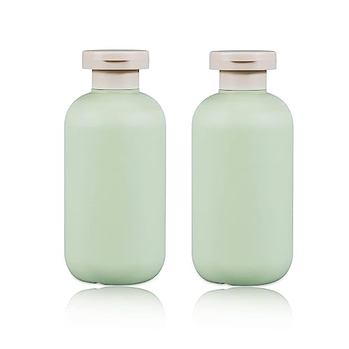 6.8oz Refillable Squeeze Bottles with Flip Cap (2 Pack)