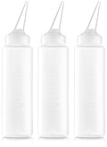 Hair Color Applicator Bottle 8.5 oz Angled Tip (Pack of 3)