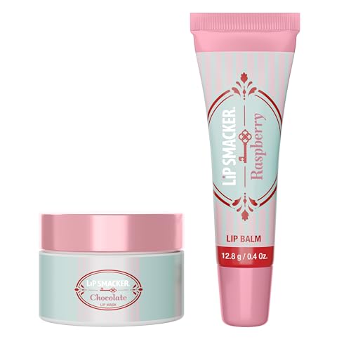 Lip Smacker Holiday Don¡¯t Disturb Lip Kit ? Raspberry & Chocolate, Hydrating Lip Care Gift Set