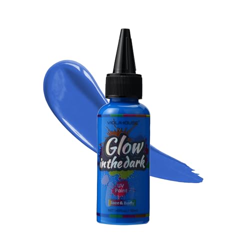 UV Blacklight Neon Face & Body Paint - Fluorescent Glow