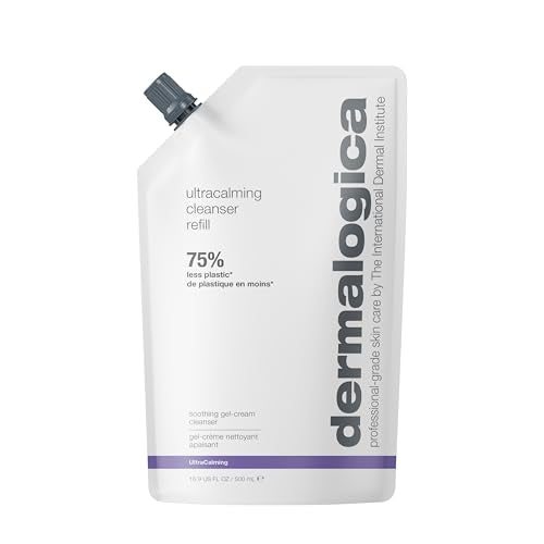 Dermalogica Ultracalming Cleanser, Gentle Face Wash for Sensitive Skin - Calms and Cools Redness and Discomfort, PH balanced, Non- Foaming, Gel - Cream Type