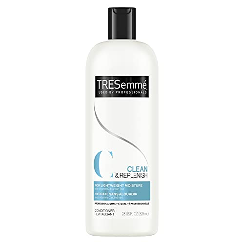 TRESemmé Deep Cleansing Conditioner for Lightweight Moisture Clean and Replenish, Vitamin C and Green Tea Hair Conditioner Formula 28 oz