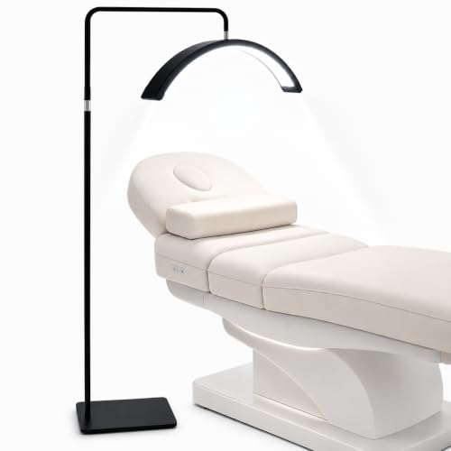23-Inch Half Moon Lash Lamp - Adjustable LED Light for Beauty