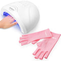 SUNUV UV Nail Lamp for Gel Manicures with UV Gloves - Professional Curing Light