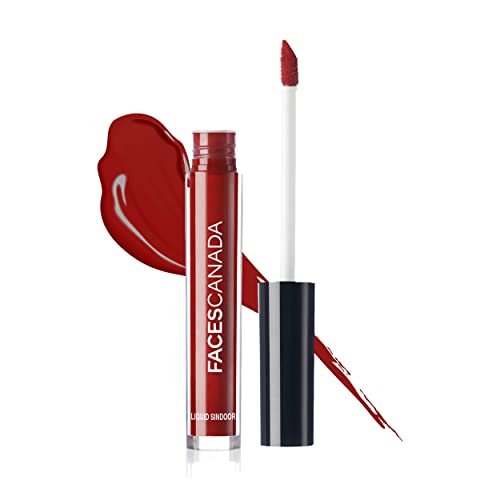 FACESCANADA Liquid Sindoor Maroon - Smudge-Proof & Long-Lasting