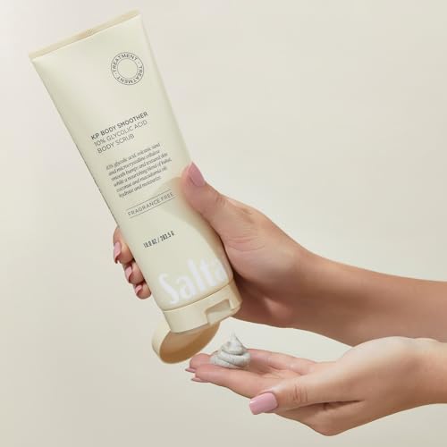 Saltair KP Body Scrub - 10% Glycolic Acid & Volcanic Sand Exfoliator, 10oz