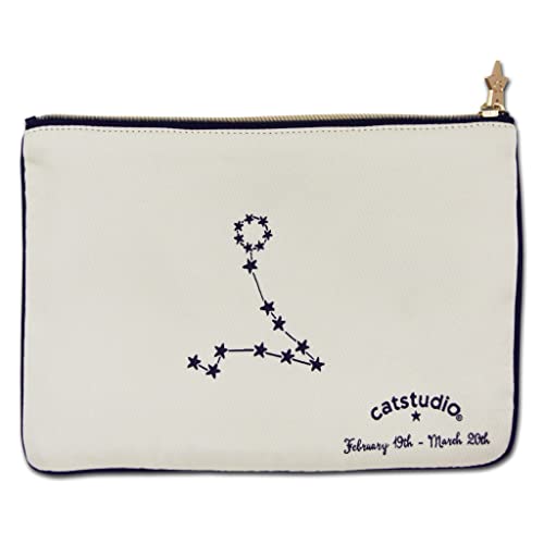 Catstudio Astrology Zipper Pouch, 5x7 Travel Toiletry Bag, Makeup Bag, Dog Treat Pouch, or Travel Purse