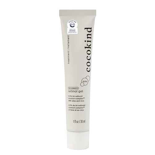 Cocokind Beginner Retinol Gel 0.1%, Improve the Appearance of Fine Lines and Uneven Texture without Irritation, Aloe and Cica to Prevent Dryness, 1 fl oz