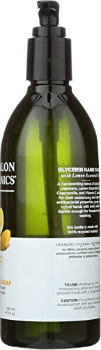 Avalon Organics Glycerin Hand Soap, Refreshing Lemon, 12 Oz